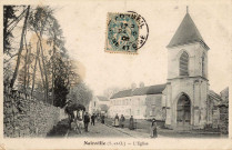 NAINVILLE-LES-ROCHES. - Ruines d'une ancienne église [Editeur Beaugeard, 1905, timbre à centimes]. 