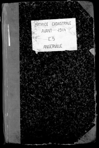 ANGERVILLE. - Etat de sections [cadastre rénové en 1936]. 