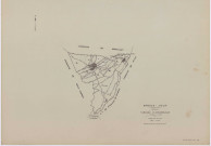BREUX-JOUY, plans minutes de conservation : tableau d'assemblage,1932, Ech. 1/10000 ; plans des sections A1, C, 1932, Ech. 1/2500, sections B1, B2, B3, 1932, Ech. 1/1250, sections AA, AB, AC, AD, AE, AH, AI, 2000, Ech. 1/1000. Polyester. N et B. Dim. 105 x 80 cm [13 plans]. 