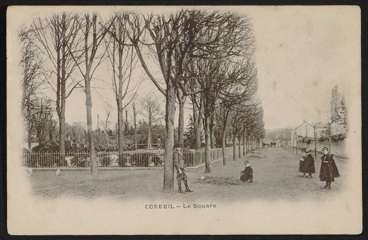 Corbeil-Essonnes.- Le square. 