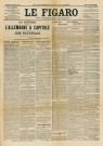 Presse, une du journal Le Figaro, du 12 novembre 1918.