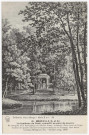 MEREVILLE. - Le tombeau de Cook, dans le parc du château (d'après gravure de Constant Bourgeois et Gamble en 1808) [Editeur Seine-et-Oise artistique et pittoresque, collection Paul Allorge]. 