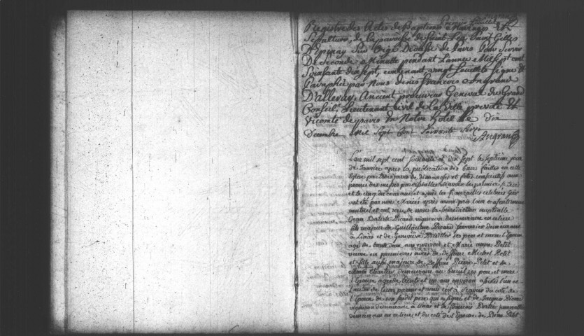 EPINAY-SUR-ORGE. Paroisse Saint-Leu et Saint-Gilles : Baptêmes, mariages, sépultures : registre paroissial (1777-1789). 