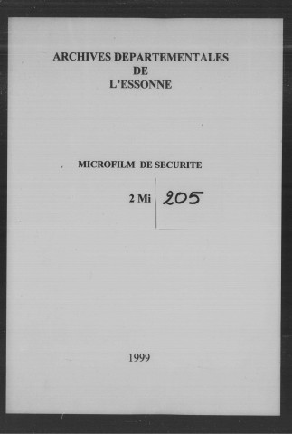 CORBEIL. - Registres d'état civil : décès [1867-1875] [documents originaux conservés aux Archives départementales de l'Essonne, cotes 4 E 786-794]. 