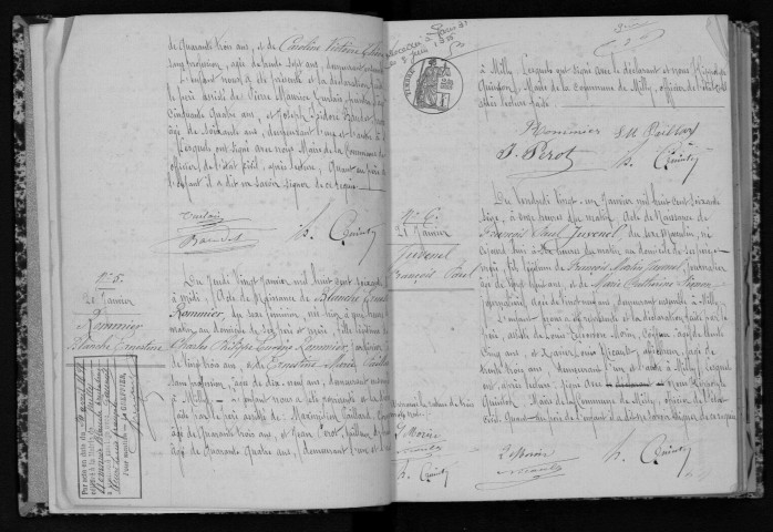 MILLY-LA-FORET. Naissances : registre d'état civil (1876-1883). 