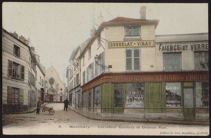 Montlhéry.- Carrefour Guillory et Grande rue [1904-1910]. 