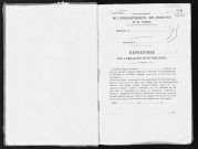 Conservation des hypothèques de CORBEIL. - Répertoire des formalités hypothécaires, volume n° 505 : A-Z (registre ouvert vers 1920). 