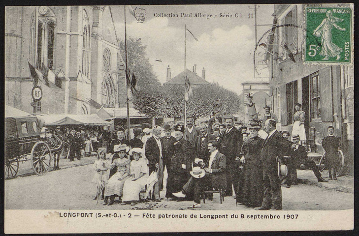 LONGPONT-SUR-ORGE. - Fête patronale (8 septembre 1907).