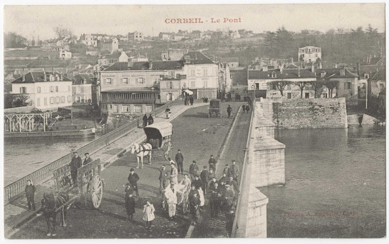 CORBEIL-ESSONNES. - Le pont, Bonvalot. 