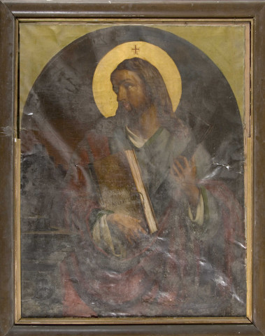 tableau et son cadre : saint Jacques le Mineur