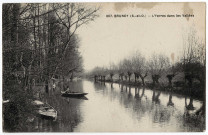 BRUNOY. - Bords de l'Yerres dans les Vallées, Mulard, 1915, 7 lignes, 10 c, ad. 