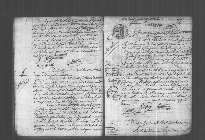 CORBEIL. Décès : registre d'état civil (1832-1835). 