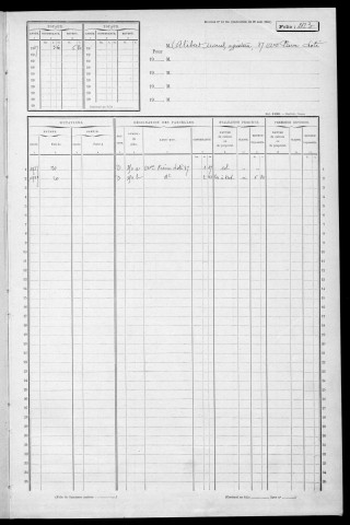 MORANGIS. - Matrice de rôle pour les propriétés non bâties : folios 2121 à 2411 [cadastre rénové en 1953]. 