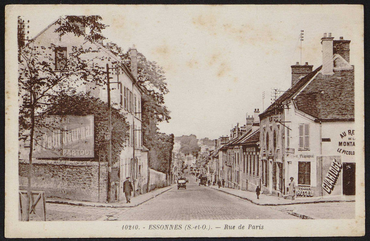 Corbeil-Essonnes.- Essonnes : rue de Paris [1930-1940]. 