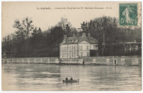 CORBEIL-ESSONNES. - Castel-Joli. Propriété de M. Waldeck-Rousseau, HS, 1915, 4 lignes, 5 c, ad. 