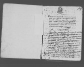 ANGERVILLE. Décès : registre d'état civil (1793-an XII). 