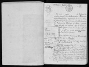 BREUX-JOUY. Naissances, mariages, décès : registre d'état civil (1818-1827). 