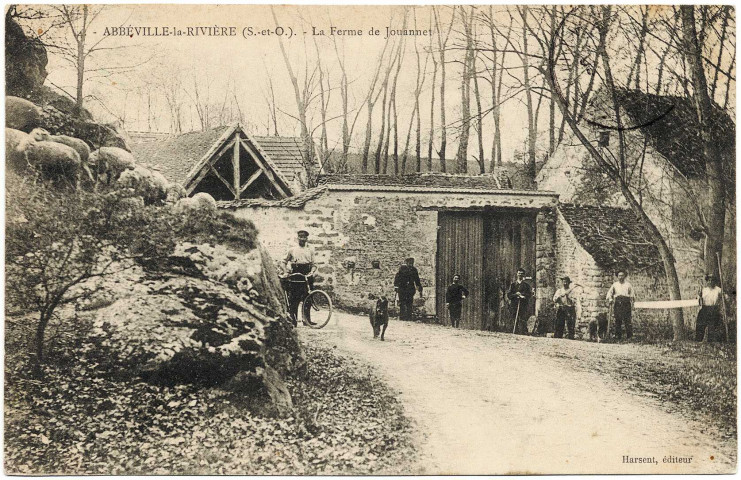 ABBEVILLE-LA-RIVIERE. - La ferme de Jouannet Editeur Harsant. 1919. 