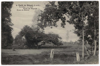 BRUNOY. - Forêt de Sénart. Carrefour aux Cerfs. Route du Détroit, Francis, 1912, 9 lignes, 10 c, ad. 