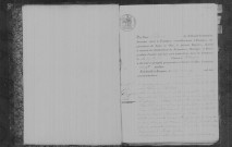 BOISSY-LE-SEC. Naissances, mariages, décès : registre d'état civil (1833-1860). 