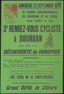 DOURDAN.- 3ème rendez-vous cycliste à Dourdan pour aller à la découverte du Hurepoix, Comité départemental de tourisme et de loisir, 23 septembre 1979. 