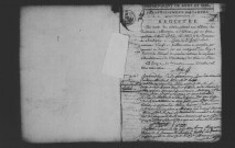 BOUTIGNY-SUR-ESSONNE. Naissances, mariages, décès : registre d'état civil (1808-1826). [Nota bene : publications de mariages 1822]. 