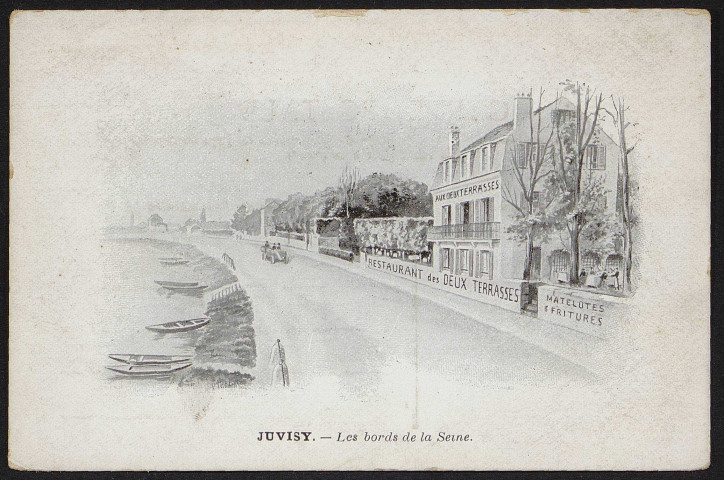 JUVISY-SUR-ORGE.- Bords de la Seine, s. d.