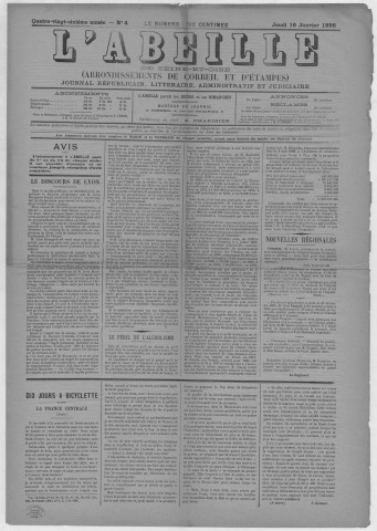 n° 4 (16 janvier 1896)