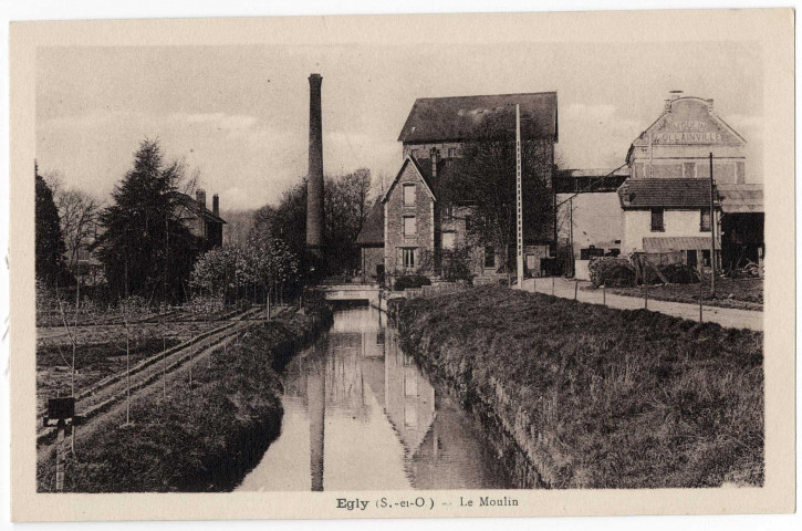 EGLY. - Le moulin.Paris, sépia. 