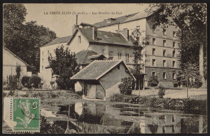 Ferté-Alais (la).- Les moulins du Gué (16 août 1913). 