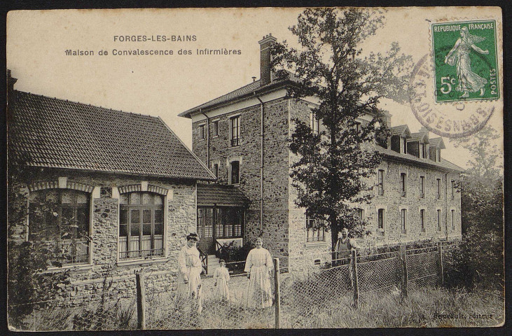 Forges-les-Bains.- Maison de convalescence des infirmières (30 septembre 1908). 