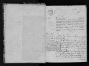 SAINT-MAURICE-MONTCOURONNE. Naissances, mariages, décès : registre d'état civil (1840-1860). [Nota bene : publications de mariages (1859)]. 