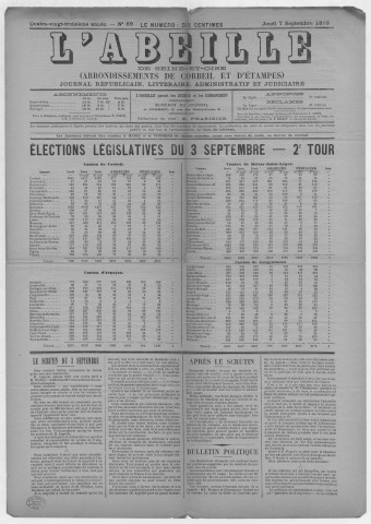 n° 69 (7 septembre 1893)