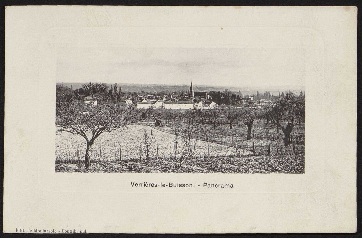 VERRIERES-LE-BUISSON.- Panorama [1904-1930].