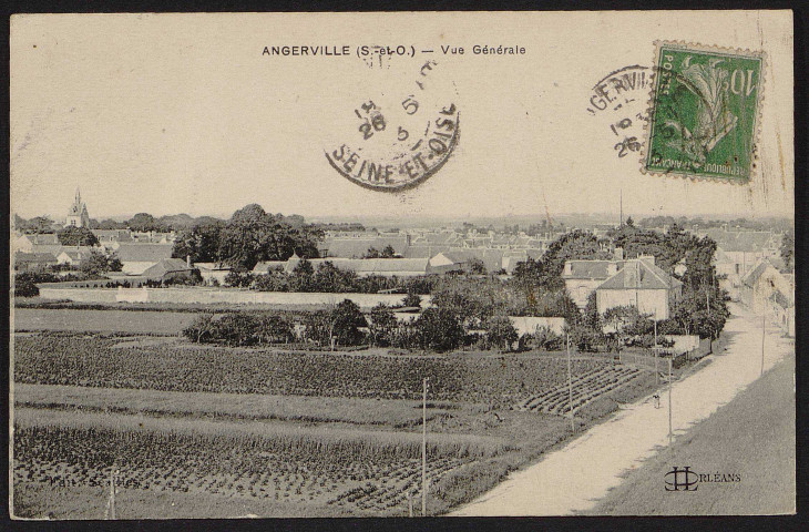 Angerville.- Vue générale [1920-1930]. 
