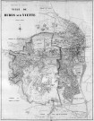 BURES-SUR-YVETTE. - Plan de Bures-sur-Yvette, dressé et dessiné par M. Guenardeau, géomètre-expert, [vers 1985]. Ech. 1/5 000. Papier. N et B. Dim. 122 x 95 cm. [1 plan]. 