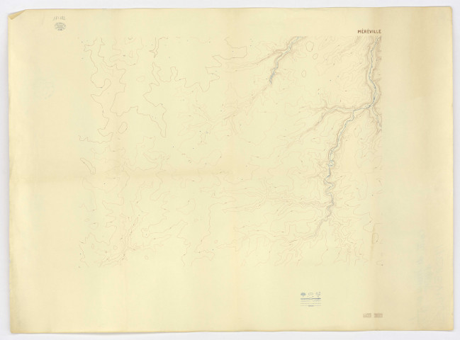 Carte du réseau hydrométrique des reliefs de la vallée de la JUINE, [s.l.n.d.]. Sans éch. N et B. Dim. 0,56 x 0,77. 