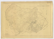 Plan topographique de VERRIERES-LE-BUISSON dressé et dessiné par L. LEMAIRE, géomètre-expert, vérifié par M. AMBROISE, ingénieur-géomètre, 1945. ch. 1/5 000. N et B. Dim. 0,79 x 1,10. mauvais état]. 