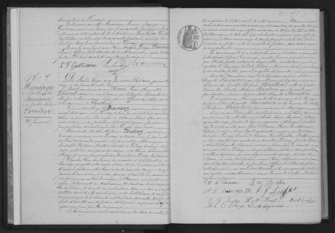 PUSSAY. Naissances, mariages, décès : registre d'état civil (1876-1883). 