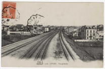 JUVISY-SUR-ORGE. - Vue générale. (1901), 7 lignes, 10 c, ad. 