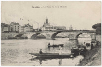 CORBEIL-ESSONNES. - Le pont, vu de la Pêcherie, Beaugeard, 1906, 2 mots, 5 c. 