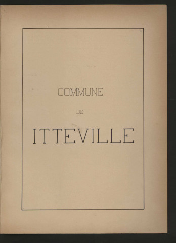 ITTEVILLE (1899). 70 vues de microfilm 35 mm en bandes de 5 vues. 