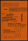EVRY. - Spectacle : chants et danses de toute la Yougoslavie, par le ballet national de yougoslave, Ferme du Bois Briard, [1er avril 1973]. 