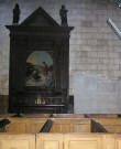 ensemble du bas-côté : autel, retable