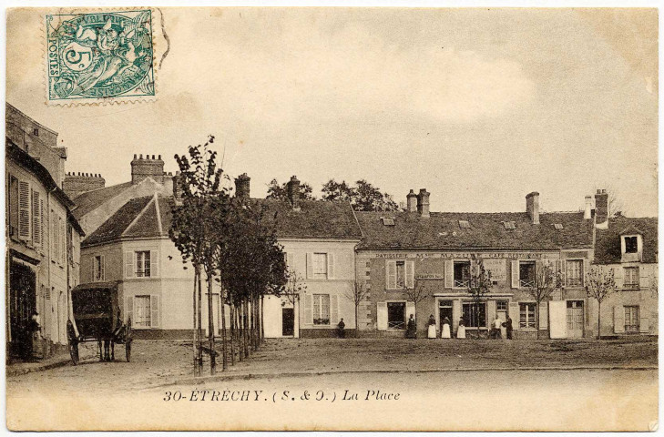 Etrechy, cartes postales (1903-1910).