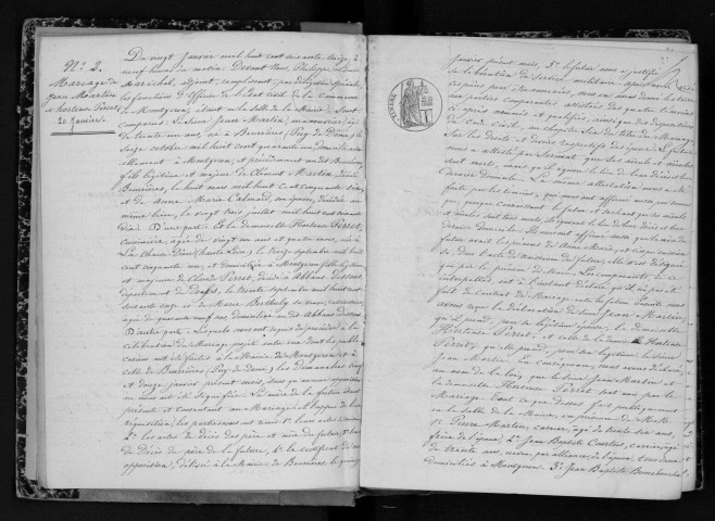 MONTGERON. Naissances, mariages, décès : registre d'état civil (1873-1877). 