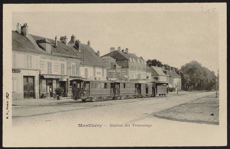 Montlhéry.- Station des tramways [1900-1903]. 