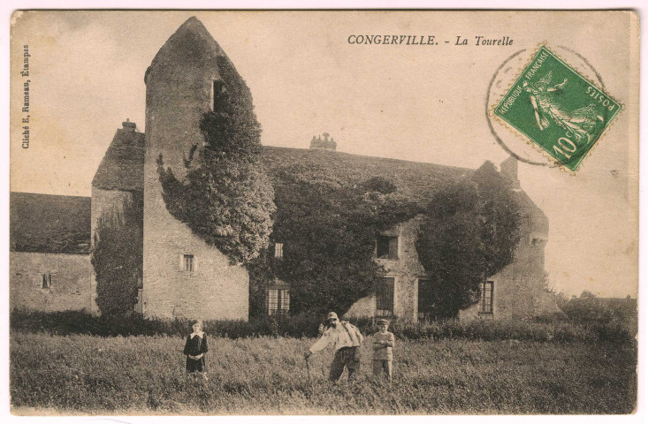 CONGERVILLE-THIONVILLE. - La tourelle, 3 mots, 10 c, ad. 