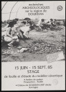 DOURDAN.- Recherches archéologiques sur la région de Dourdan. Stage de fouille et d'étude du mobilier céramique, 15 juin-15 septembre 1985. 