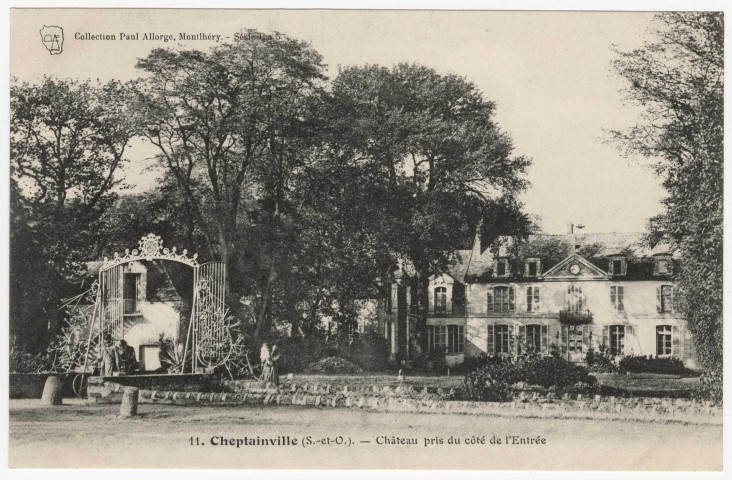 CHEPTAINVILLE. - Château , pris du côté de l'entrée. Editeur Seine-et-Oise-Artistique et Pittoresque. 